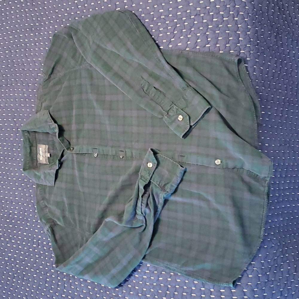 Bonobos mens flannel shirt large slim fit